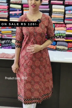 Women Floral Print Pure Cotton Straight Kurta