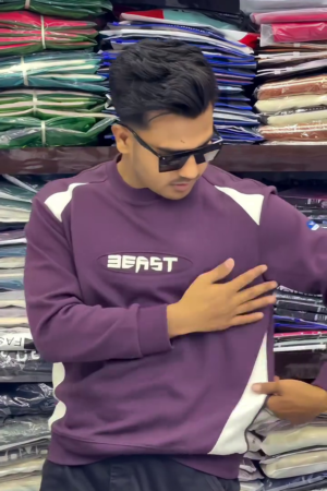 The Lifestyle Co. Men Striped Relaxed Fit Sweatshirt